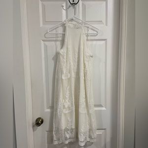Boho Lace white Dress